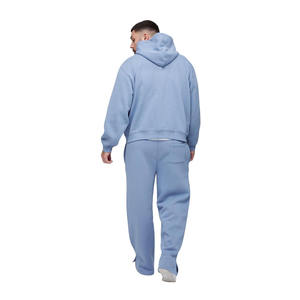 Sweat à capuche unisexe pour homme 100% coton Design ample avec broderie 3D Logo délavé à l'avant - Product Image 6