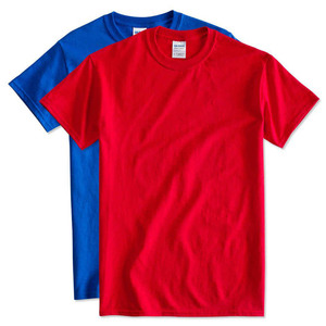 Camiseta en blanco de media manga con cuello redondo de algodón OEM 100% de buena calidad, camiseta lisa en blanco personalizada - Product Image 6