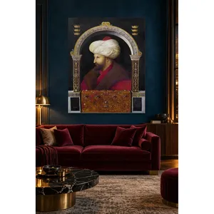Retrato de Fida Bellini del Sultán Mehmed el Conquistador, Impresión en Lienzo - Product Image 3