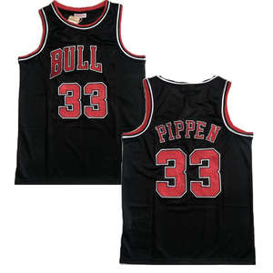 2025 nouveaux Styles Offres Spéciales et de haute qualité basket-ball hommes brodé cousu rouge noir maillot uniforme de basket-ball - Product Image 1
