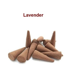 Fourniture en gros de cônes d'encens de lavande naturelle au premier prix (marron) - Product Image 1