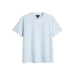 Camisetas personalizadas para hombre 100% algodón transpirable manga corta fabricante de fábrica 250-300 GSM camiseta en blanco - Product Image 5