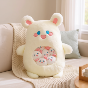 Peluche lapin adorable de 20 pouces avec 6 bébés, 2-4 ans, unisexe - Product Image 3