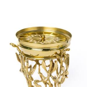 Quemador de Incienso de Metal de Lujo con Soporte Fundido, Soporte Decorativo Árabe para Bakhoor y Oud, para Fragancia del Hogar, Decoración de Hoteles, Uso como Regalo - Product Image 4