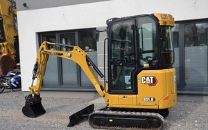 Mini-excavatrice sur chenilles 301.8 avec moteur Yanmar, soupape Kawasaki, boîte de vitesses, 22 tonnes, jaune, équipement de construction - Product Image 3