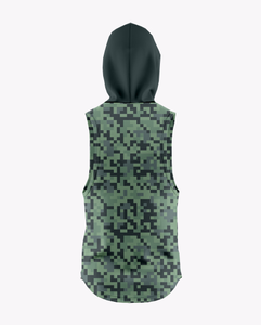 Conjuntos de camisetas y pantalones cortos de fútbol por sublimación personalizada para adultos 7v7 7on7 uniformes sin mangas 100% poliéster - Product Image 6