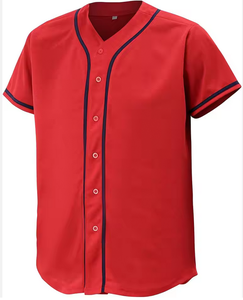Jersey de béisbol para hombre, camisas con botones, uniformes deportivos Hipster Hip Hop de manga corta, camisetas de béisbol personalizadas - Product Image 2