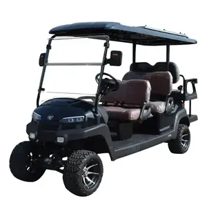 Carrinho de golfe a gás BIGSALE, carrinho de golfe elétrico de quatro rodas, scooter de golfe, metal, controlador de tempo, armazenamento e carregamento