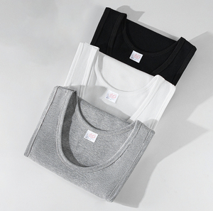 Camiseta sin mangas transpirable para gimnasio de algodón 100%, camiseta sin mangas para absorber el sudor, Camiseta deportiva elástica para hombre - Product Image 6