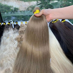 Tendance Couleur # 8C En Vrac Droite Extension De Cheveux En Gros Prix 50cm Brut Vietnamien Humain De Luxe Qualité - Product Image 1