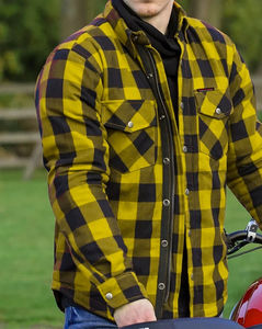 Camiseta protectora para ciclismo con forro de Kevlar y diseño de camiseta de franela para un estilo versátil y Equipo de Motocicleta - Product Image 4