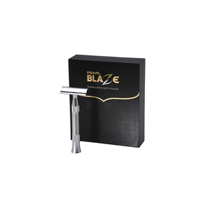 Matériau en laiton de haute qualité Pearl Blaze Razor Rasoir de sécurité à double tranchant Fabricant indien - Product Image 6
