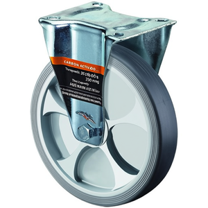 Ruedas de Plástico Termoplástico para Muebles, 250 mm, Capacidad de Carga de 300 kg, 135 x 110 mm - Product Image 3