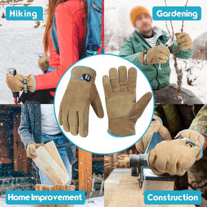 Guantes de Trabajo de Cuero para Invierno, Transpirables, Lisos, Diseño Ligero y Estructurado para Tareas Delicadas Continuas - Product Image 5