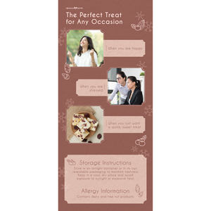 ซิกเนเจอร์ มาร์เก็ต เบคด์ สวีท มิลค์กี้ อัลมอนด์ สโนว์เฟลก คริสป์ส-กลูเตนฟรี เนื้อนุ่มปานกลาง 100 กรัม - Product Image 3