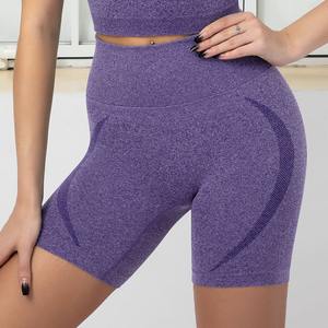 กางเกงรัดรูปเอวสูงสำหรับผู้หญิงกางเกงฟิตเนสยกสะโพกแบบไร้รอยต่อสำหรับเล่นโยคะเล่นกีฬา - Product Image 6