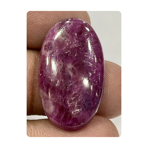 Pierre précieuse en rubis naturel, pierre précieuse en vrac, cabochon disponible en toutes formes et tailles, 20-30 mm, pour la fabrication de bijoux et l'artisanat - Product Image 1