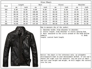 Chaqueta de Cuero y Lona para Hombre, Estilo Casual, Sin Capucha, Manga Larga, OEM, Invierno, Resistente al Viento, Transpirable, Ecológica, Cuello Punk - Product Image 4