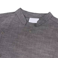 Uniforme de Chef de Cuisine en Promotion à Prix Bas, Logo Personnalisé Imprimé, Uniforme de Chef d'Hôtel de Qualité Supérieure en Polyester/Coton Unisexe