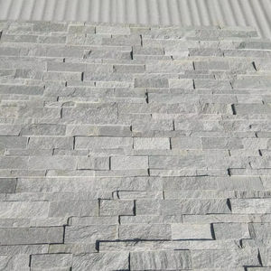 Panneaux rustiques de grand livre de placage blanc de pierre de quartzite de Offre Spéciale Shimla pour la surface fendue de revêtement extérieur intérieur décoratif - Product Image 1