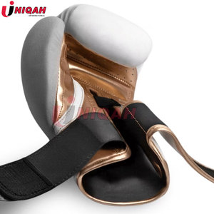 Vente en gros Gants MMA professionnels en cuir PU 8oz 12oz Logo personnalisé imprimé poinçonnage boxe antidérapant adulte hauts arts martiaux - Product Image 4