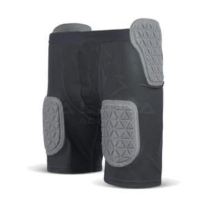 Pantalon de football d'été unisexe de style High Street Short en maille de coton imprimé personnalisé Vêtements de sport de football américain à motif solide - Product Image 3