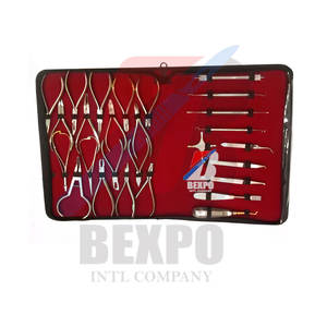 Kit de pinces orthodontiques dentaires professionnelles de 18 pièces Source d'alimentation manuelle pour les accolades et le réglage des dents - Product Image 2