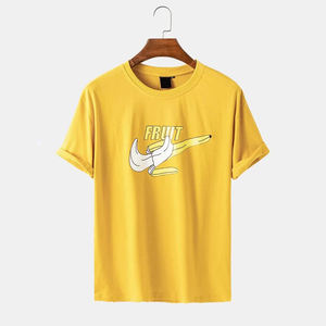 100% algodón, camiseta para hombre, ajuste holgado, camiseta negra estampada para hombre, moda de verano, manga corta, cuello redondo, servicio Oem de Color - Product Image 4