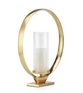 Centro de mesa votivo de vidrio y Metal de alta calidad, soporte de luz de vela decorativa para el hogar para eventos navideños, precio al por mayor - Product Image 4