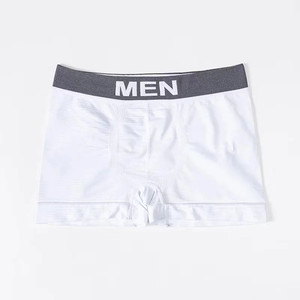 Calzoncillos Bóxer Clásicos de Algodón Elástico de Alta Calidad para Hombre, con Abertura Frontal, Transpirables, de Secado Rápido, Corte Medio, con Logotipo Personalizado - Product Image 3