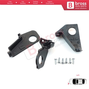 BHL32 Headlight Holder Mount Repair Bracket Tab <b>Set</b> Left Side for Golf MK6 5K 2008-2013 Convertible 517 2011-2016 5K0998225 - Product Image 2