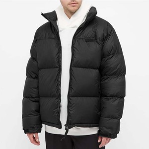 Chaqueta acolchada de burbujas negra de alta calidad con logotipo personalizado OEM, chaqueta acolchada de invierno para hombre que mantiene el calor - Product Image 3