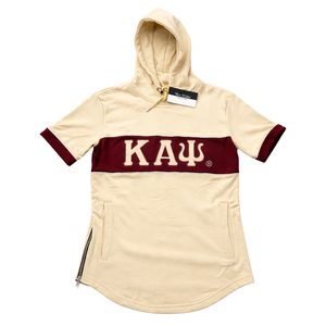 Kappa Alpha Psi Kream <b>Short</b> <b>Sleeve</b> <b>Hoodie</b> Nupe Greek Fraternity Premium Streetwear - Product Image 3