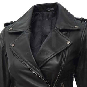 Chaqueta de Cuero para Mujer, Estilo Casual, a Prueba de Viento, para Uso en Exteriores - Product Image 5