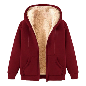 Vestido Sudadera de Forro Polar Personalizado para Mujer, 100% Algodón, Transpirable, Resistente al Viento, Ecológico, Diseño Bordado en Relieve en la Parte Delantera - Product Image 1