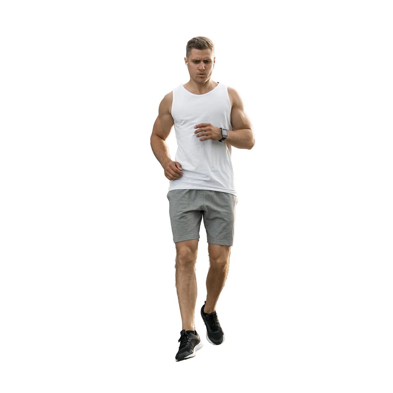 All'ingrosso costume estivo Jogger Gym Sportswear t-shirt Shorts Set tutina da allenamento tutina con Zip a maniche sportive Set da uomo