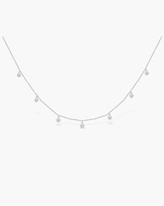 Collier de chaîne certifié IGI de diamant cultivé en laboratoire le plus petit des femmes délicates 18k or blanc jaune rose pour la vente en gros-DS0231 - Product Image 3