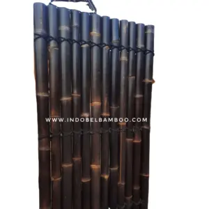 Whole Sale 180x90cm Bamboo Fence Bamboo Panel Best Selling Panels Black Bamboo Material