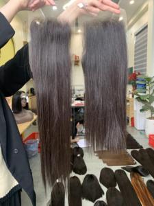 ผมต่อแบบซุปเปอร์ดับเบิ้ลดรอน สีผสม ผมแท้ ตรงสลวย เงางาม หนาปลายผม - Product Image 6