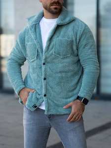 Chaqueta Bomber Unisex Holgada Informal de Doble Botonadura con Camuflaje, Impermeable, Cortavientos y Transpirable, de Lona y Algodón - Product Image 2