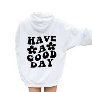 Sweat à capuche en molleton doux pour femme XS Hip Hop Streetwear décontracté 'I Will Praise Him Every Season' Manteau à capuche imprimé automne - Product Image 6