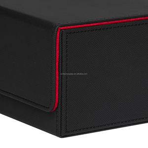 Estuche Protector de Cartas de Cuero PU Premium 550, Caja de Almacenamiento para Mazos de Cartas - Perior - Product Image 5