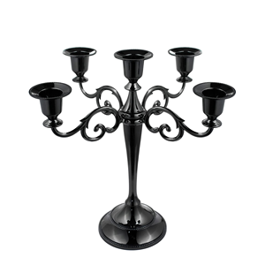 เชิงเทียนอลูมิเนียม3แขนสำหรับตกแต่งงานแต่งงานและงานอีเวนต์ - Product Image 5