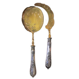 Customized Logo Best <b>Sale</b> Cake Server High Quality Stainless Steel Silver Embossed Design Cake Serving Tools Cake <b>Knife</b> - Product Image 1