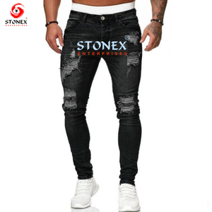 2023 OEM Pantalons skinny de haute qualité Pantalons en jean de marque pour hommes Pantalons en jean personnalisés pour hommes - Product Image 5