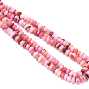 Perles de quartz arc-en-ciel rouge disco, forme ronde, lisses, 16 pouces, 7-8 mm, couleur opale, pierres précieuses simples, qualité AAA - Product Image 3