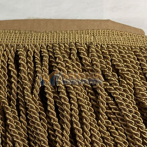 Golden Embroidered <b>Fringes</b> for Dress Uniforms Perfect for Ceremonial Outfits Decorative <b>Tassel</b> Epaulette <b>Fringes</b> - Product Image 2