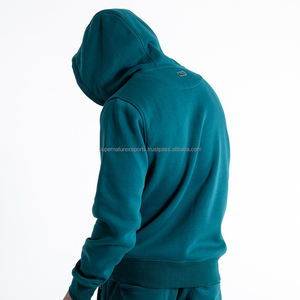 2024 Unisex de alta calidad personalizado 100% algodón suéter de invierno chándal 2 piezas Casual hombres chándal con capucha grueso sólido a granel - Product Image 3