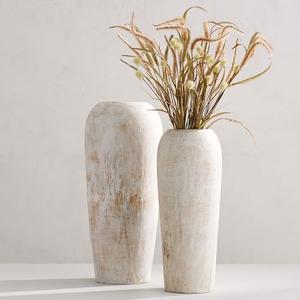 Vase à fleurs en métal classique de luxe fabriqué à la main avec décoration de table pour la décoration intérieure du salon - Product Image 2