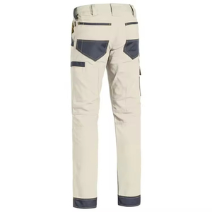 Pantalones industriales de seguridad táctica de Ajuste Recto de poliéster OEM ODM 100% de alta calidad pantalones multibolsillos para trabajadores de carga para hombres - Product Image 4